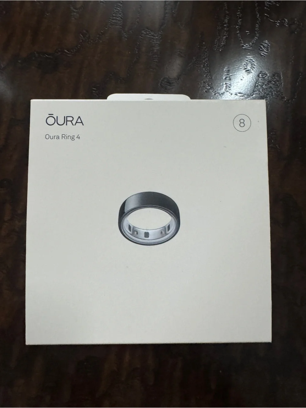 Oura Ring Gen 4 - Black - Size 8